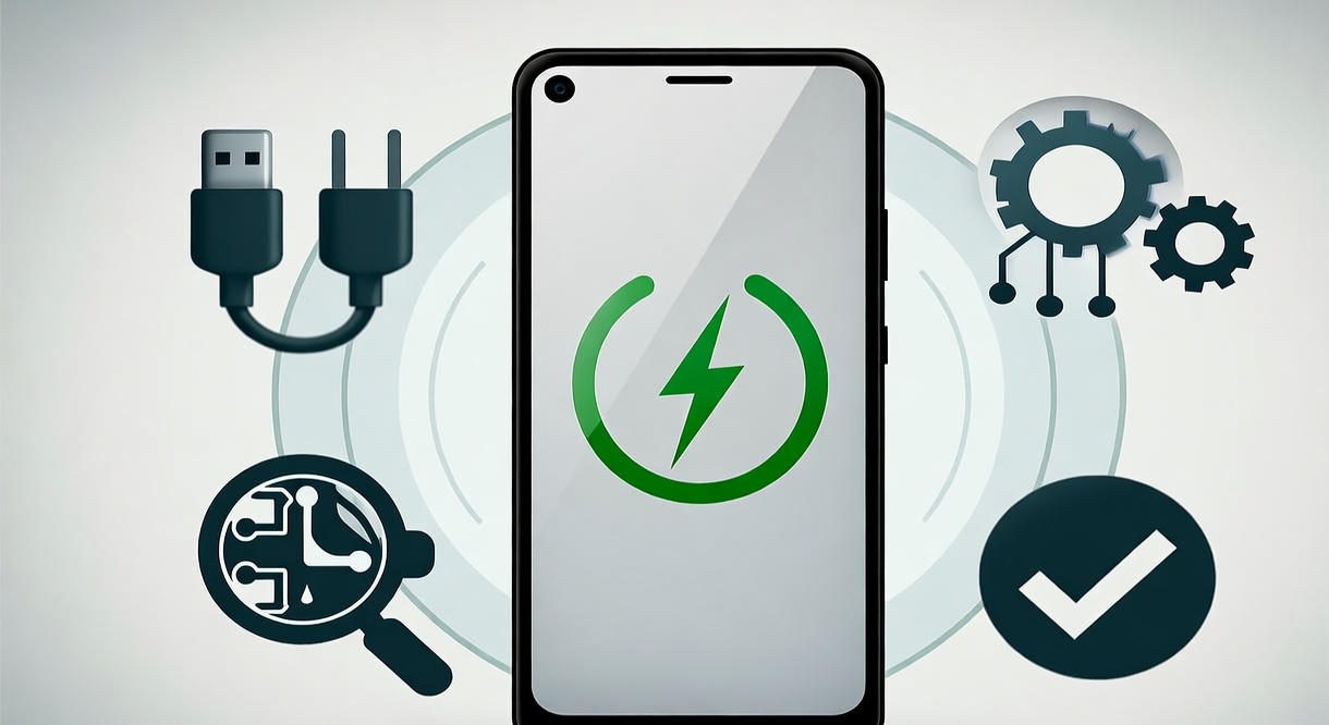 充電マークついてるのに充電されない Android