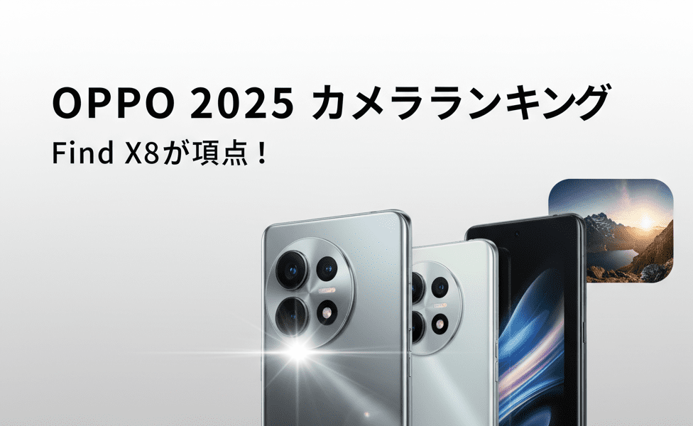 OPPO カメラ性能 ランキング
