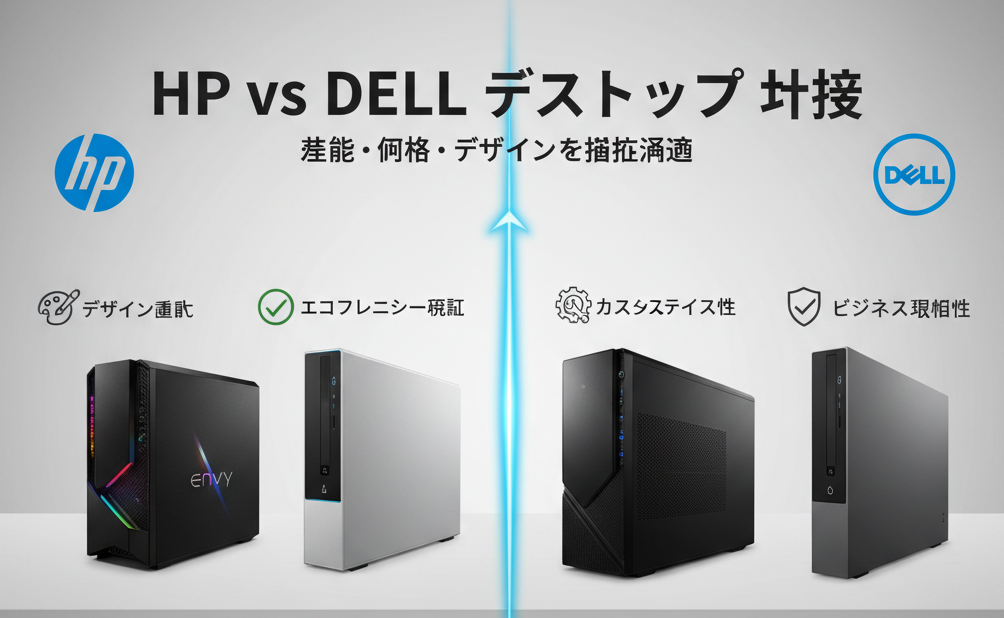 HP DELL デスクトップ 比較