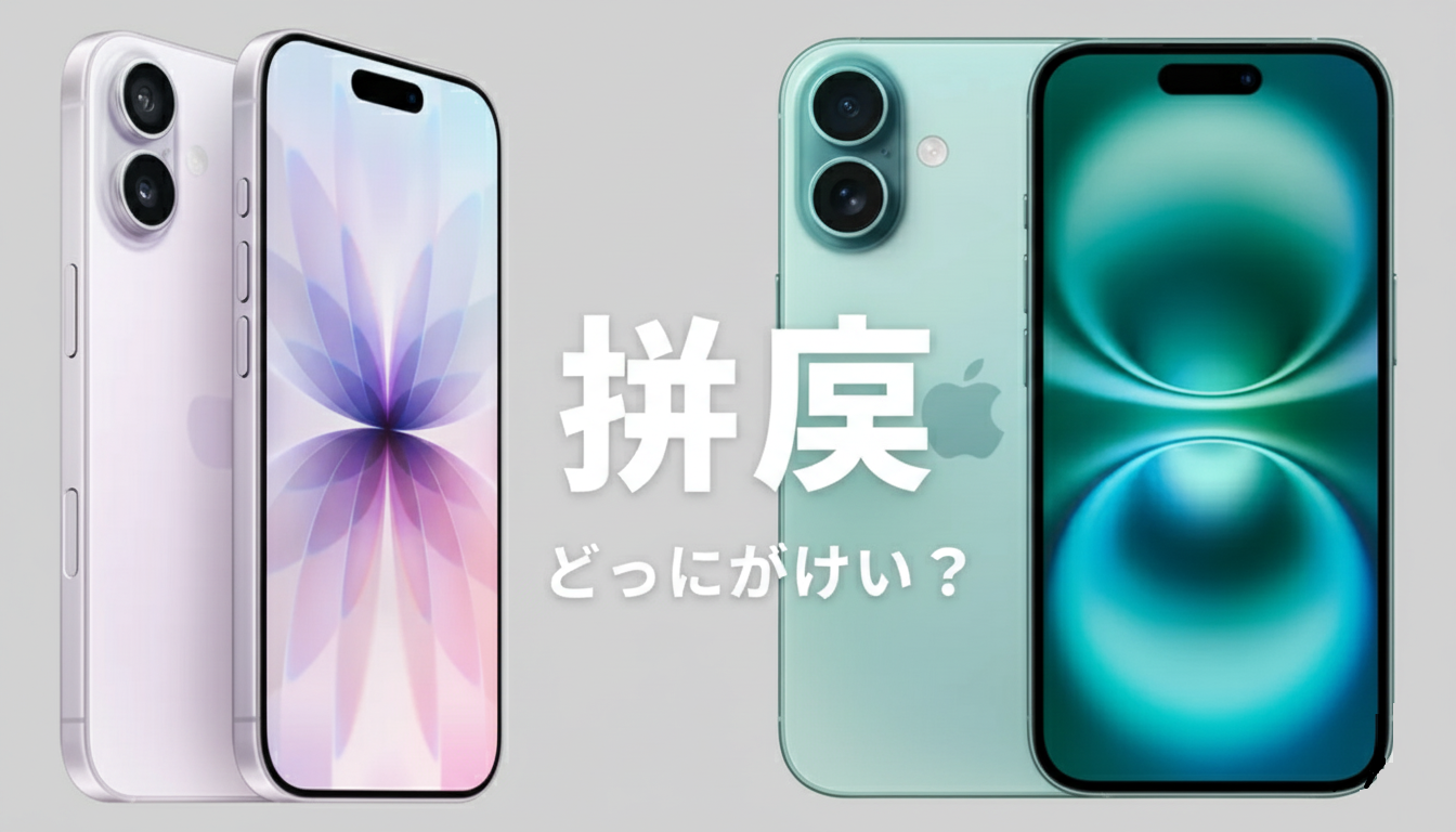 iPhone 17とiPhone 16
