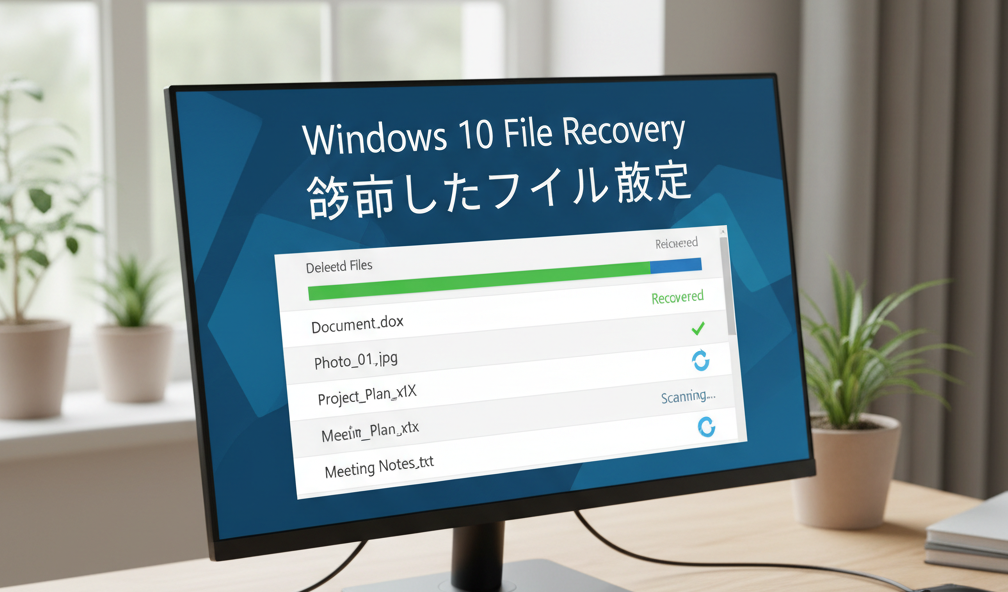 削除したファイル 復元 Windows10