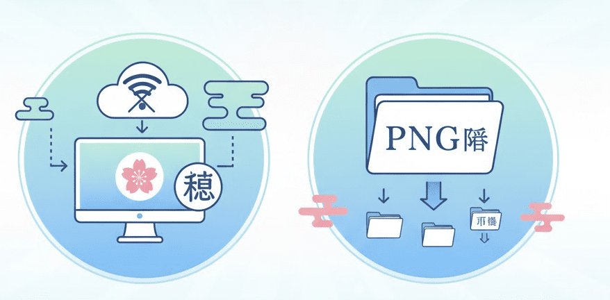 png 圧縮 オフライン