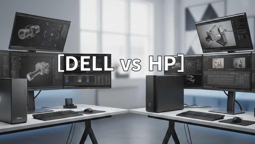 ワークステーション DELL と HP の比較