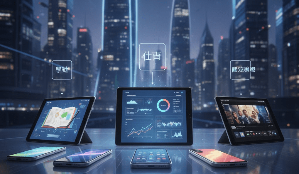 【2026年最新】用途別タブレットおすすめ｜勉強・仕事・動画視聴