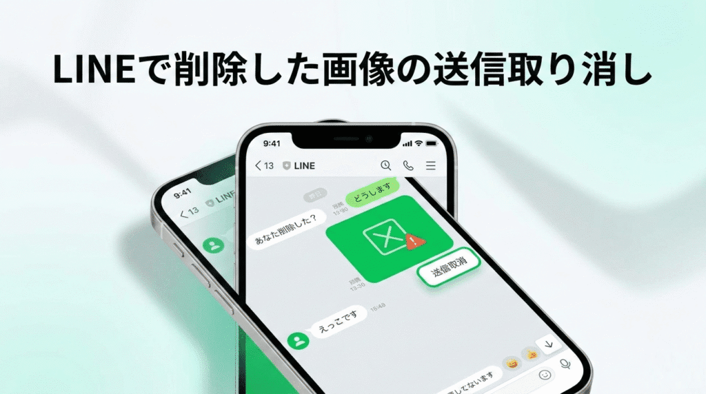LINE 削除 送信取り消し 間違えた