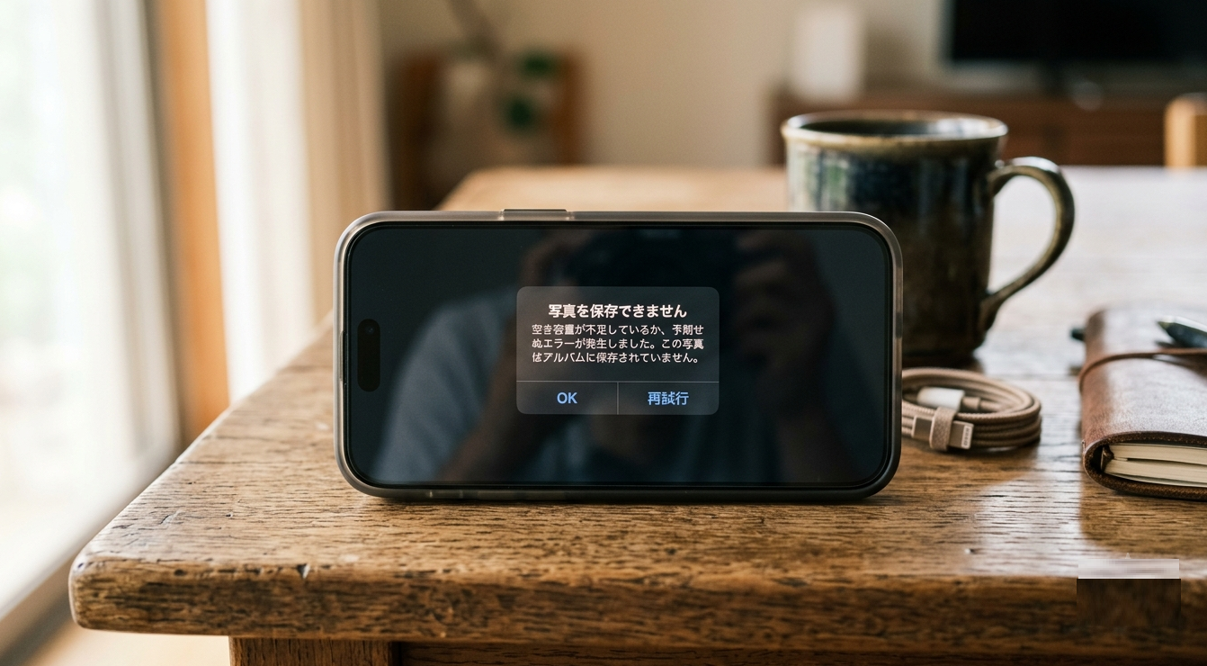 写真 撮ったのに保存 され て ない iPhone