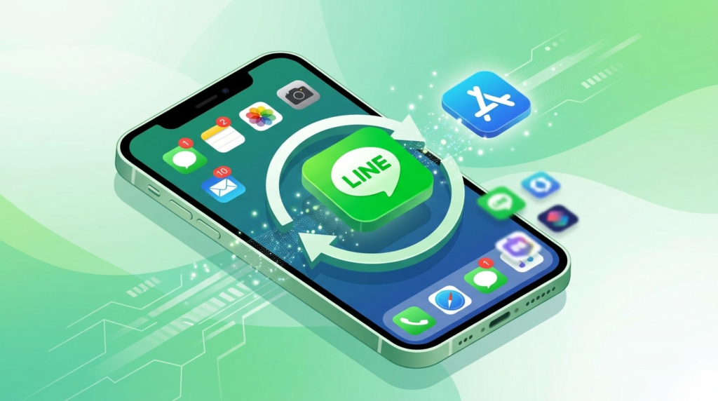 LINEを開かないと通知が来ない