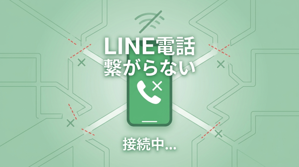 LINE電話 繋がらない 理由